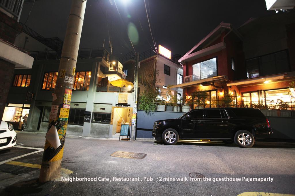 Hongdae Guesthouse Pajamaparty Сеул Екстериор снимка